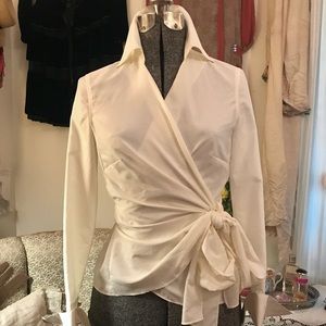 Ann Taylor wrap blouse